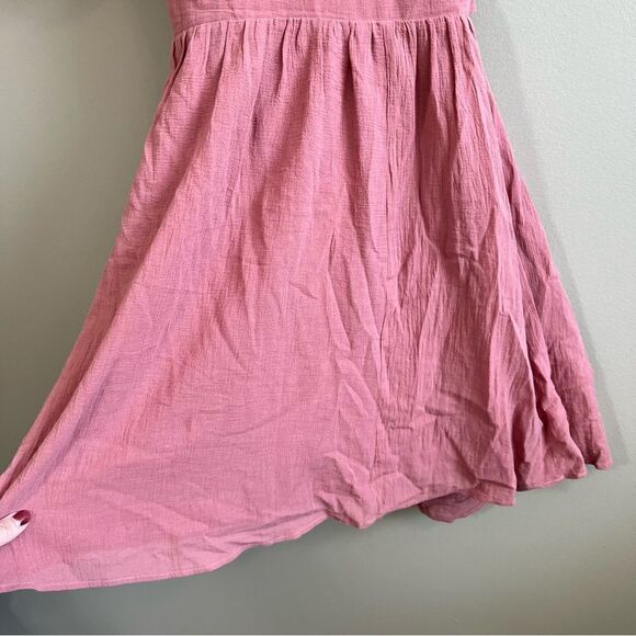 ✨ Wishlist Apparel Dusty Pink Open Back Dress Medium - Picture 3 of 9
